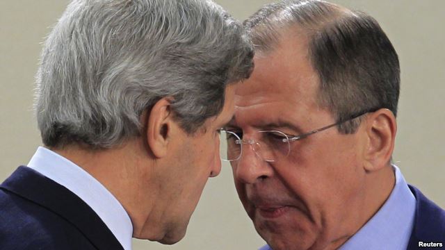 Secretary of State John Kerry and Russian Foreign Minister Sergi Lavrov